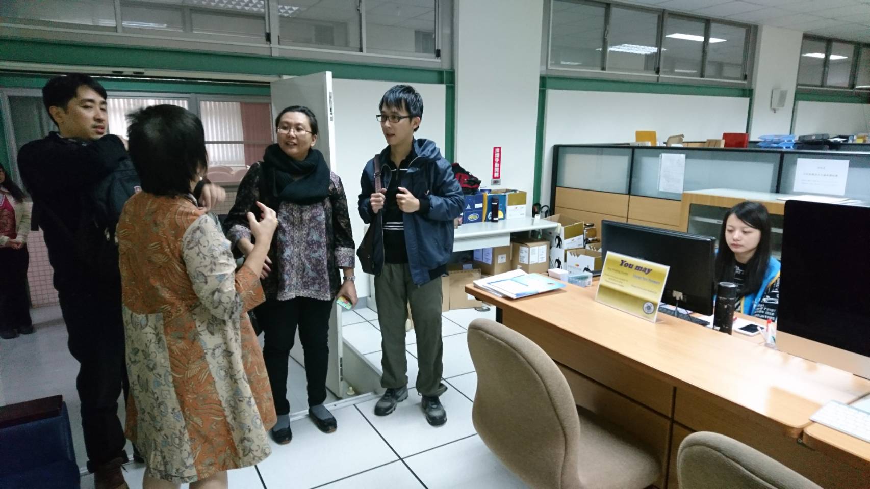 印尼URKIDA外賓參訪本校電算中心